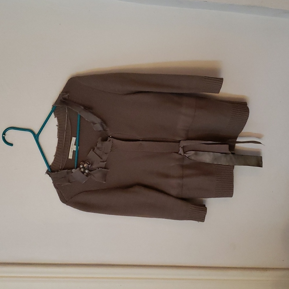 Lauren Conrad Gray Vintage-Inspired Cardigan